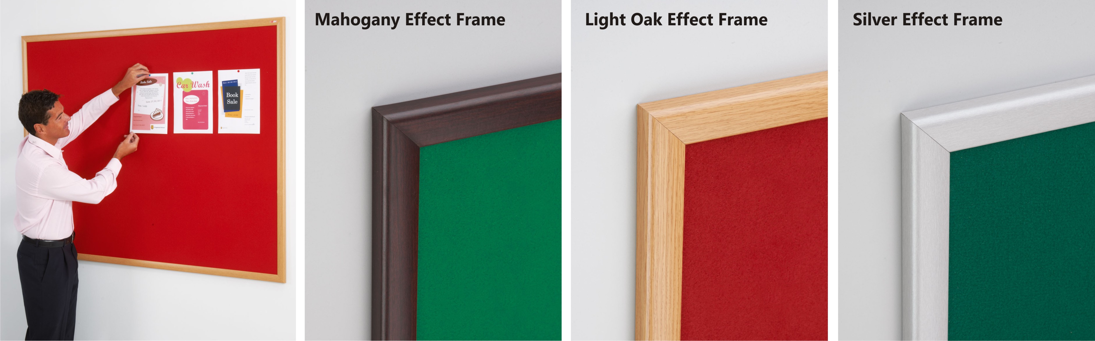 Eco-Friendly Wood Framed Felt Noticeboards